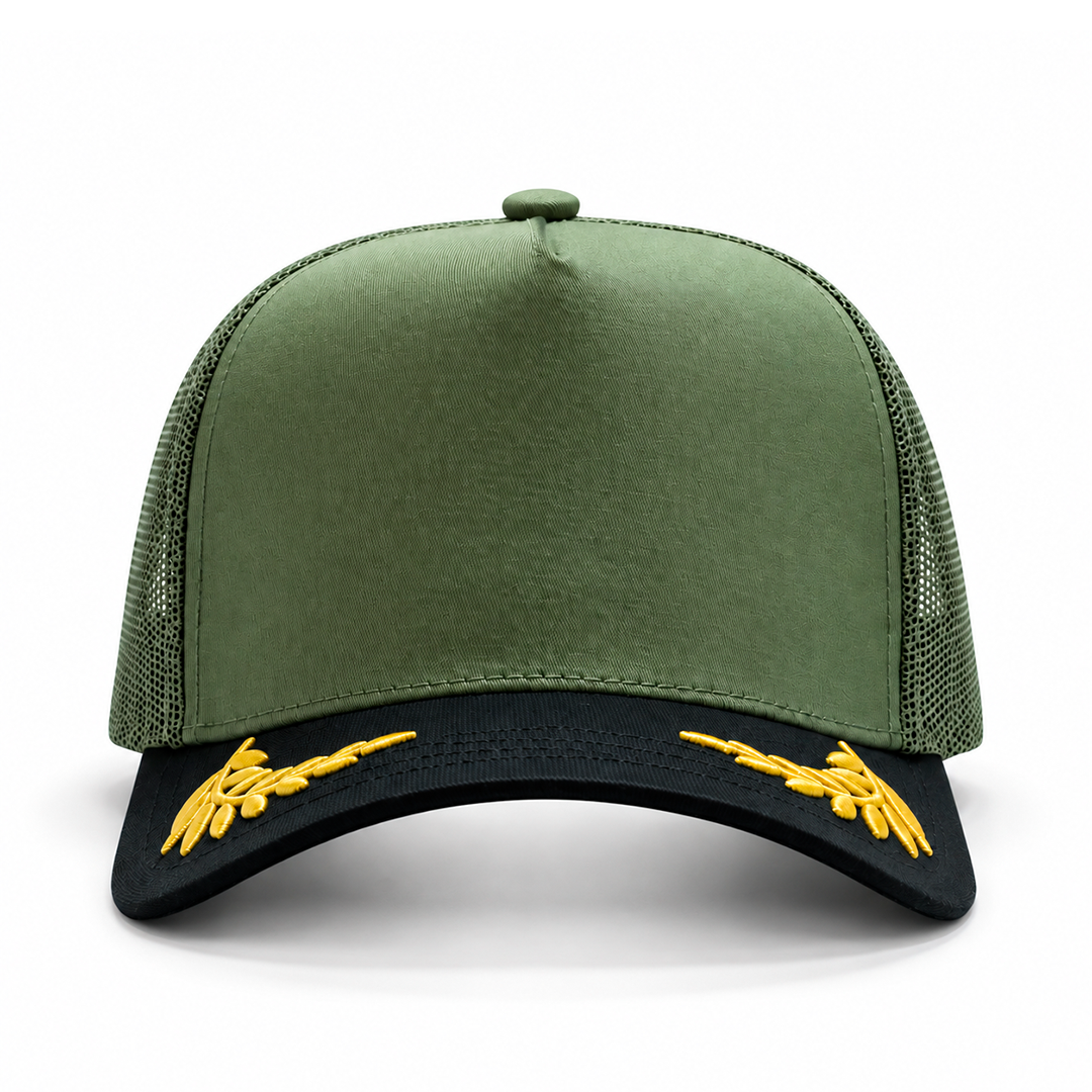 Paquete 5 gorras coronel con personalizado incluido