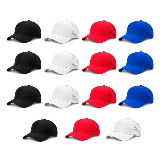 Paquete de 15 gorras Atenas con personalizado incluido.
