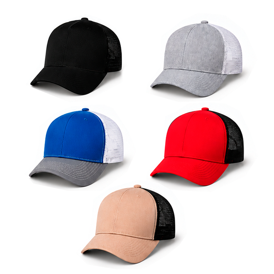 Paquete de 5 gorras Texas con personalizado incluido